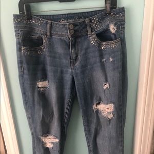 2000s low rise American Eagle Jeans